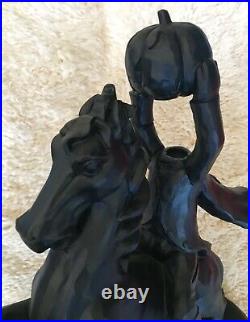 Sleepy Hollow Headless Horseman Ichabod Crane Statue Prop Halloween Decor 19