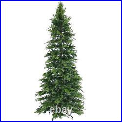 Slim and Stately Indoor Unlit Artificial Christmas Tree 8 ft by Sunnydaze