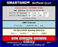 SmartShow AirPixel Quad 16 Uni / 2720 Pixel Wifi ARTNET sACN WS2812 LED Driver
