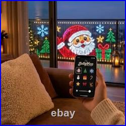 Smart LED Curtain Lights App-Controlled Outdoor Christmas Balcony Decor Smart LED Curtain Lights App-Controlled Outdoor Christmas Balcony Decor