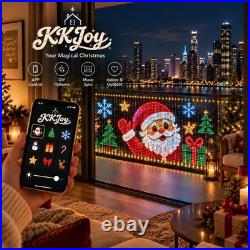 Smart LED Curtain Lights App-Controlled Outdoor Christmas Balcony Decor Smart LED Curtain Lights App-Controlled Outdoor Christmas Balcony Decor