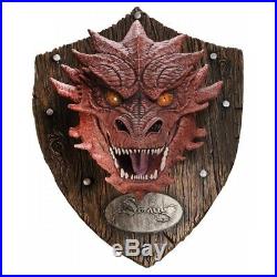 Smaug Wall Plaque Trophy The Hobbit Collectible Decoration