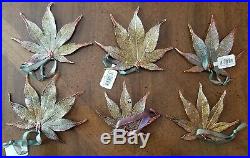 Smith & Hawken Copper-dipped Japanese Maple Leaf Ornaments, Set/6