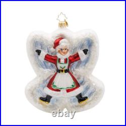 Snow Angel Santa and Mrs Claus Snow Angel Santa and Mrs Claus