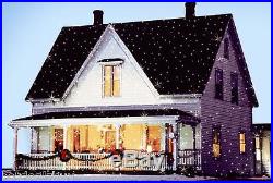 Snow Flake Fall LED Xmas Light Projector Christmas Meteor Shower Holiday Decor