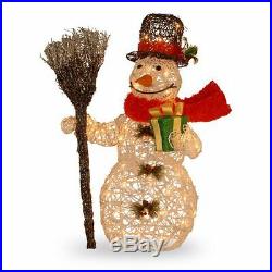 Snowman Christmas outdoor lighted yard decoration