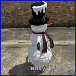 Snowman Family of 4 Set 600 LED Lights Outdoor Christmas Decor 1739950 Frosty