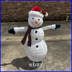 Snowman Family of 4 Set 600 LED Lights Outdoor Christmas Decor 1739950 Frosty