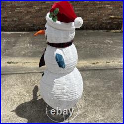Snowman Family of 4 Set 600 LED Lights Outdoor Christmas Decor 1739950 Frosty