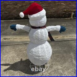 Snowman Family of 4 Set 600 LED Lights Outdoor Christmas Decor 1739950 Frosty