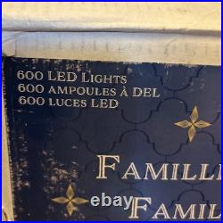 Snowman Family of 4 Set 600 LED Lights Outdoor Christmas Decor 1739950 Frosty