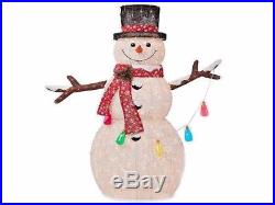 Snowman Indoor Outdoor Christmas Holiday Decorations 6′ FT 300 Pre Lit LED PVC