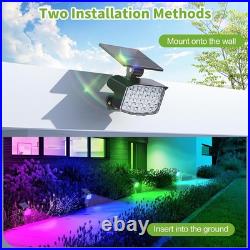 Solar Color Changing Spot Lights Outdoor, 9 Modes/8 Pack 8 Pack, Multicolor