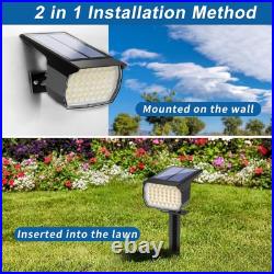 Solar Spot Lights Outdoor Waterproof IP65, 12 Pack 12 Pack, Warm White