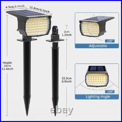 Solar Spot Lights Outdoor Waterproof IP65, 12 Pack 12 Pack, Warm White