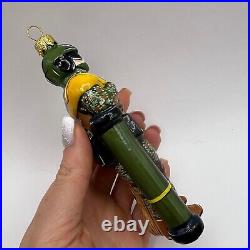 Soldier Figurine New Of Glass Handmade Christmas Tree Decor Ornaments Ukraine