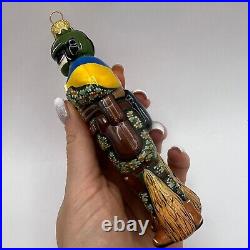 Soldier Figurine New Of Glass Handmade Christmas Tree Decor Ornaments Ukraine