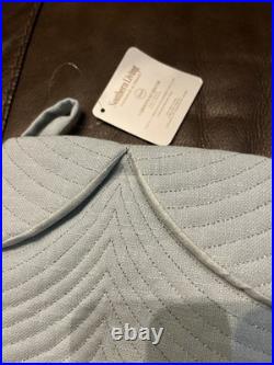 Southern Living Baby Blue Scalloped Coastal Christmas Stocking Lot Of 4 New