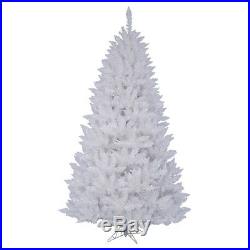 Sparkle Unlit Christmas Tree with Metal Stand, 7.5 ft