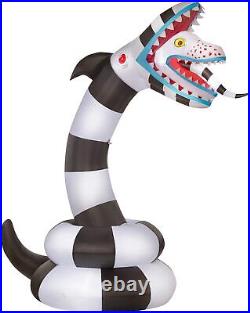 Spirit Halloween Beetlejuice Sandworm Inflatable Decor Officially Licensed 9.8 F