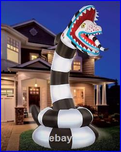 Spirit Halloween Beetlejuice Sandworm Inflatable Decor Officially Licensed 9.8 F