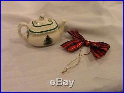Spode Christmas Tree Porcelain Ornament Teapot