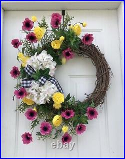 Spring Wreaths, Easter Wreath, Mother’s Day Wreath