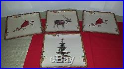 St. Nicholas Square Snow Valley Christmas Dishes Set/ 20 RETIRED LT3 Dinnerware
