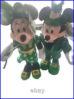 St Patrick’s Day Disney Mickey Mouse & Minnie Mouse Door Porch Greeter NEW Set