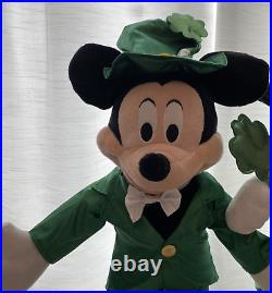 St Patrick's Day Disney Mickey Mouse & Minnie Mouse Door Porch Greeter NEW Set