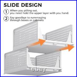 Stackable Plastic Storage Closet Organizers and Storage Bins Drawer 5 Pack 5 L Stackable Plastic Storage Closet Organizers and Storage Bins Drawer 5 Pack 5 L