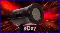 Star Laser Christmas Red/Green Light Shower Night Motion Dancing As Seen on TV