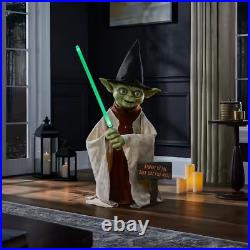 Star Wars Animated YODA with Christmas & Halloween Costumes Indoor Holiday Decor