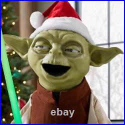 Star Wars Animated YODA with Christmas & Halloween Costumes Indoor Holiday Decor