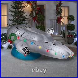 Star Wars Millennium Falcon Inflatable Christmas Lights 9ft FREE SAME DAY SHIP
