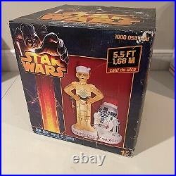 Star Wars R2-D2 C3PO Droid To the World Christmas Inflatable Blow Up Decoration