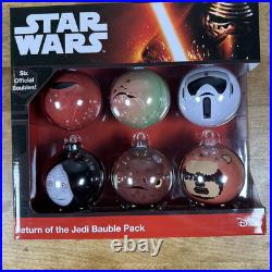 Star Wars Six Official Baubles Pack Complete Set Of 4 Packs NIP