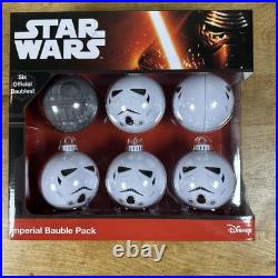 Star Wars Six Official Baubles Pack Complete Set Of 4 Packs NIP