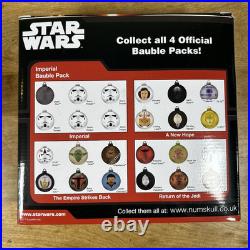Star Wars Six Official Baubles Pack Complete Set Of 4 Packs NIP