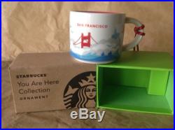 Starbucks Coffee San Francisco You Are Here Holiday Ornament NIB