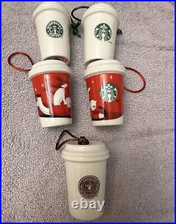 Starbucks Holiday Ornaments Lot Of 16 Christmas Ornaments