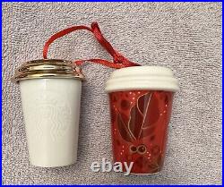 Starbucks Holiday Ornaments Lot Of 16 Christmas Ornaments