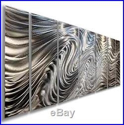 Statements2000 3D Metal Wall Art Panels Modern Abstract Silver Decor Jon Allen