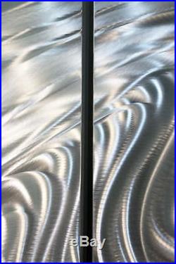 Statements2000 3D Metal Wall Art Panels Modern Abstract Silver Decor Jon Allen