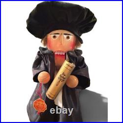 Steinbach Nutcracker S1657 Martin Luther handmade in Germany with tag Steinbach Nutcracker S1657 Martin Luther handmade in Germany with tag