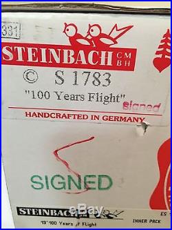 Steinbach S1783 100 Years of Flight Nutcracker SIGNED by CHRISTIAN STEINBACH