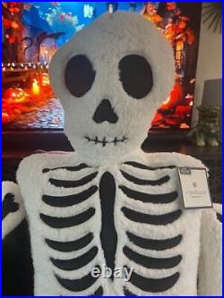 Storehouse Plush Skeleton Pillow 5 Foot Halloween Decor TikTok Viral HTF