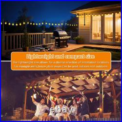 String Light Poles for Deck 10 Pack, Outside Retractable 2.8 FT 10 packs