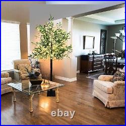 Stunning 6FT Olive Tree with Energy-Saving LED Lights Indoor & Outdoor Decor