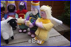 Stunning Large Hand Made Nativity Set 11 pcs, Ready for CHRISTMAS New This Year